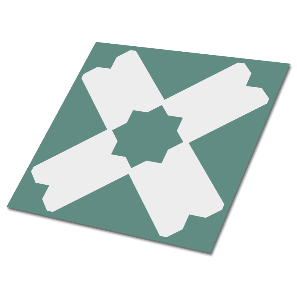 Vinyl padló Geometrikus minta pasztell színekben