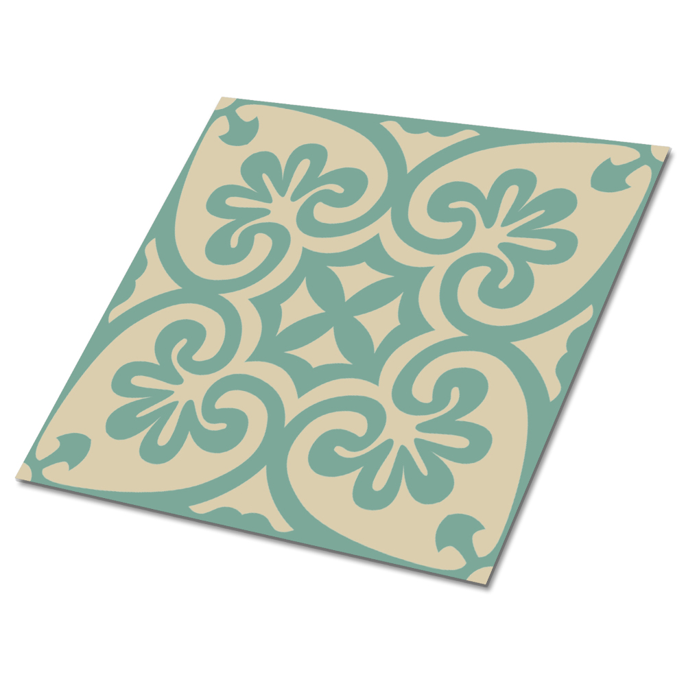 Vinilpadló Vintage virágmotívum