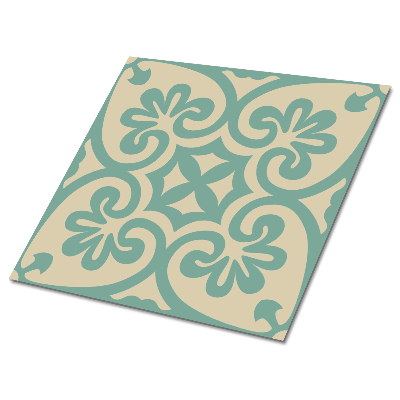 Vinilpadló Vintage virágmotívum