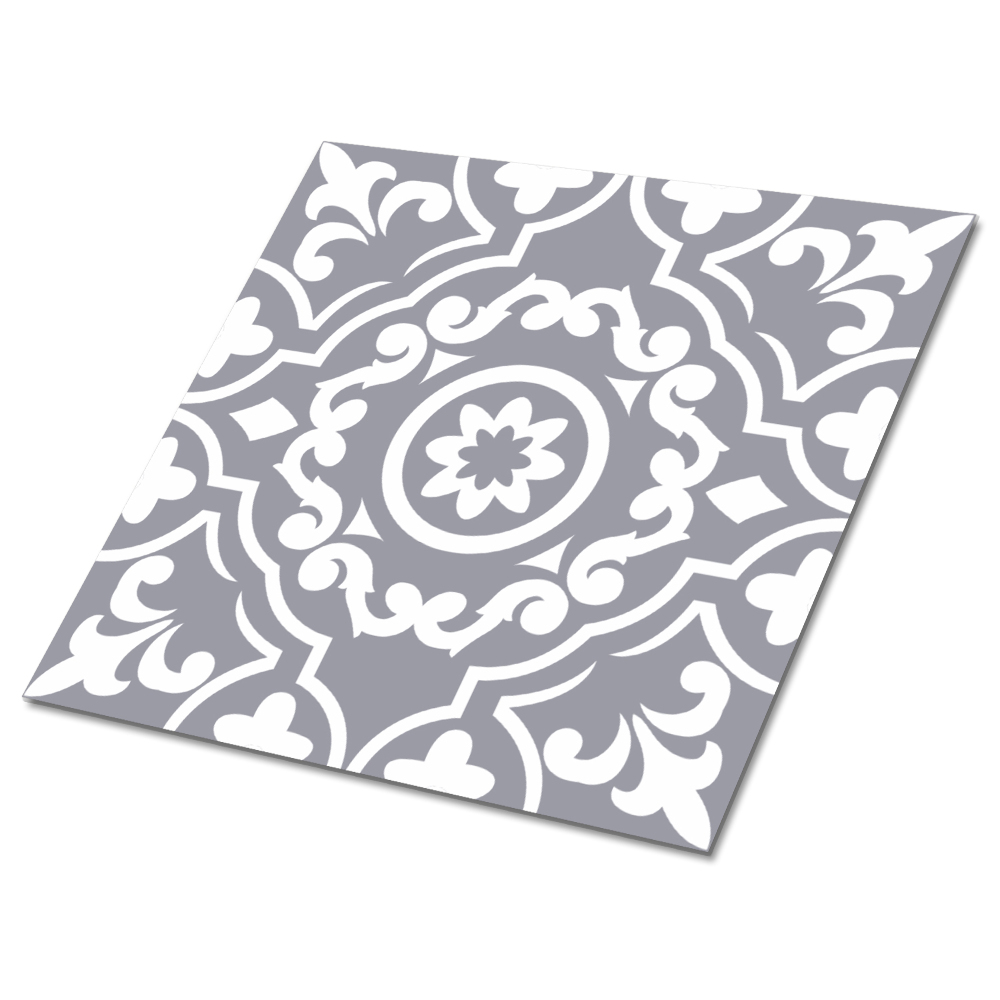 Vinyl padló falra Szürke árnyalatú díszítő motívum