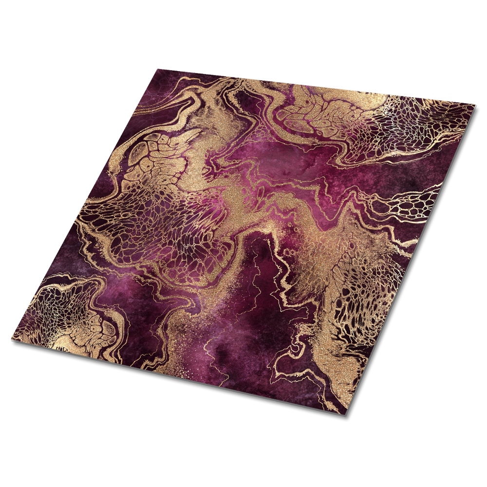 Vinilpadló Lila betétek arany díszítéssel