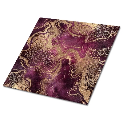 Vinilpadló Lila betétek arany díszítéssel