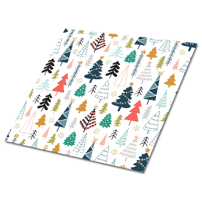 Vinilpadló Karácsonyfák különböző színekben és formákban