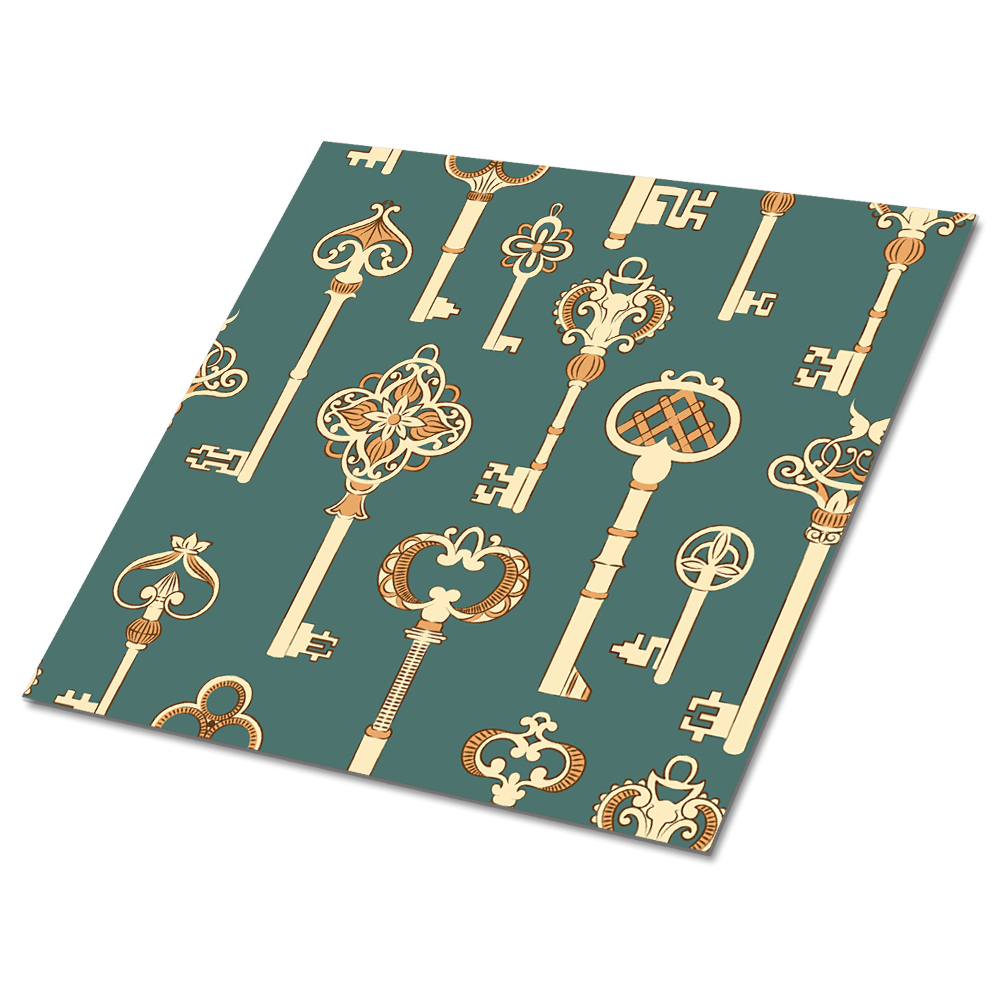 Vinilpadló Vintage stílusú kulcsok