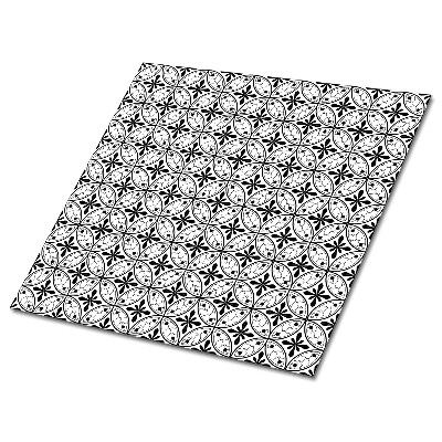 Vinyl csempe falra Geometrikus motívum fekete-fehérben