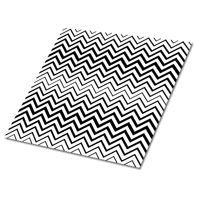 Vinilpadló Cikcakk fekete-fehérben