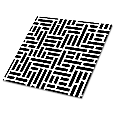 Vinyl csempe falra Geometrikus minta fekete-fehér árnyalatokban