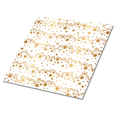 Vinyl padló Arany hullámok pöttyökkel