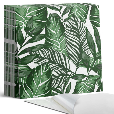 Vinyl padló Trópusi levelek mintákban