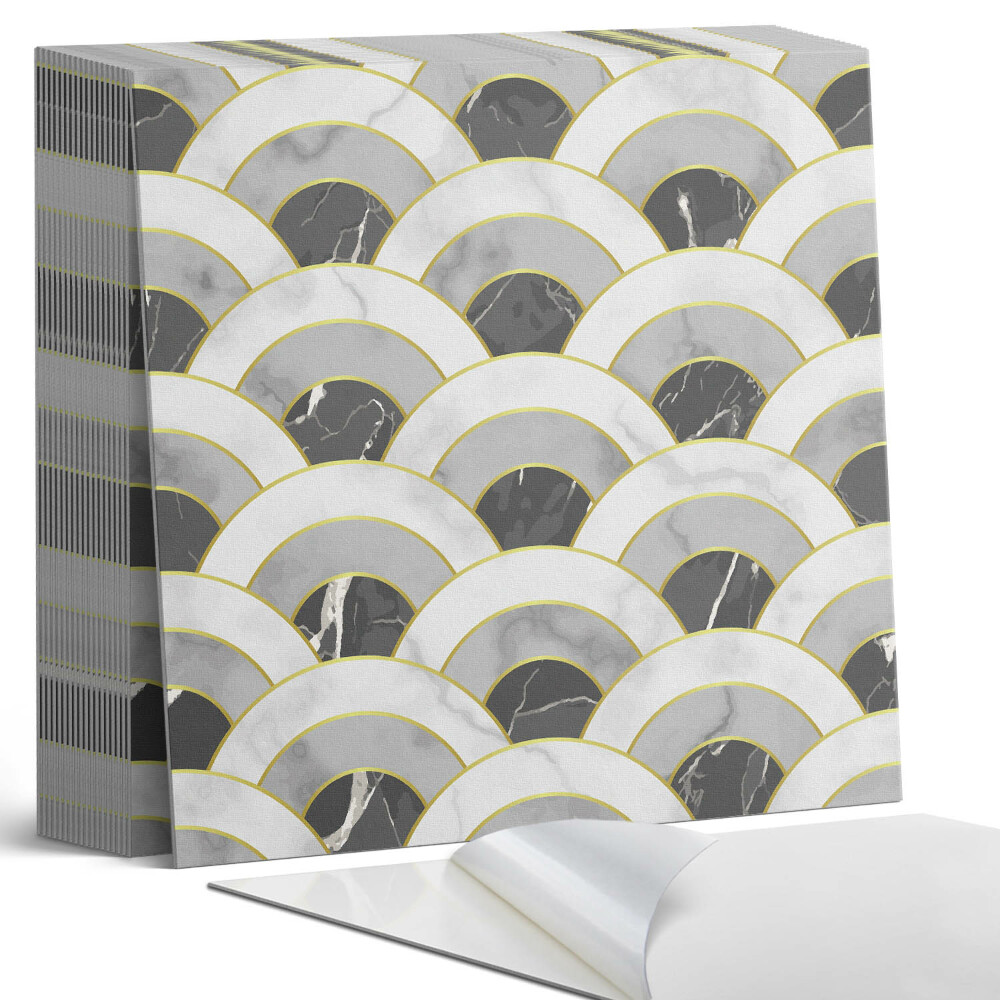 Öntapadós vinyl csempe Dinamikus formájú hullámos ívek