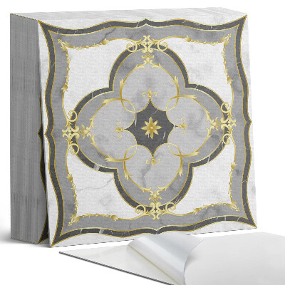 Vinyl csempe Stílusos motívum dekoratív részletekkel