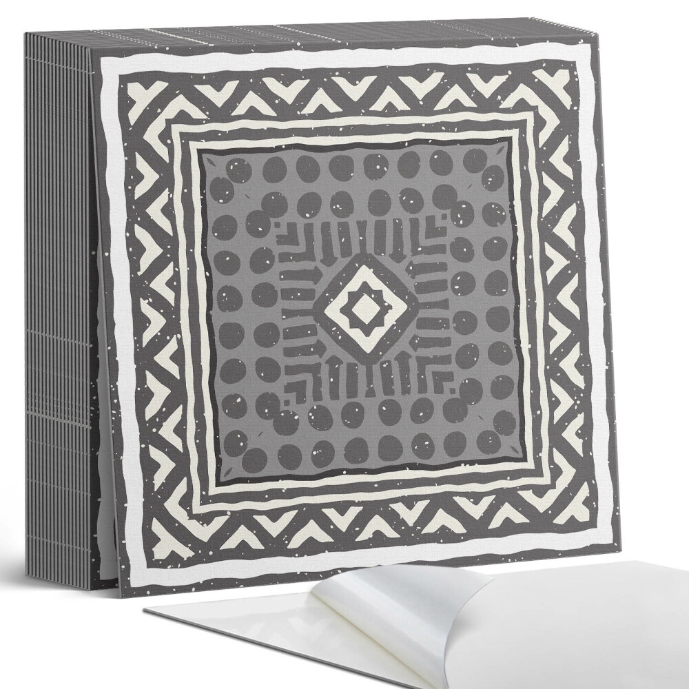 Öntapadós vinyl csempe Geometrikus minta keretekben