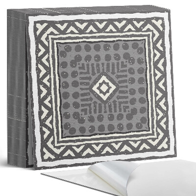 Öntapadós vinyl csempe Geometrikus minta keretekben