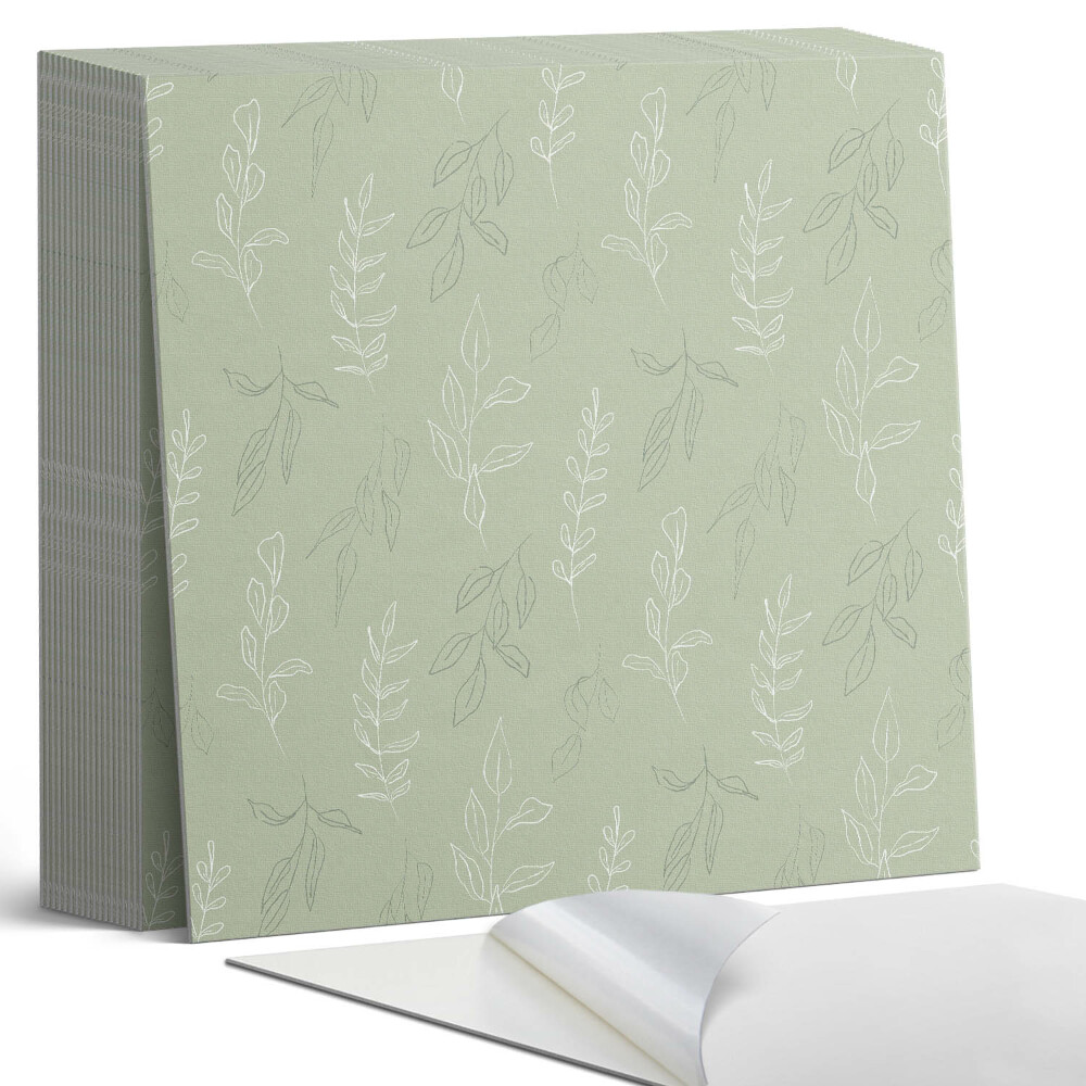 Vinyl padló Természetes levélmotívum növényi formákban