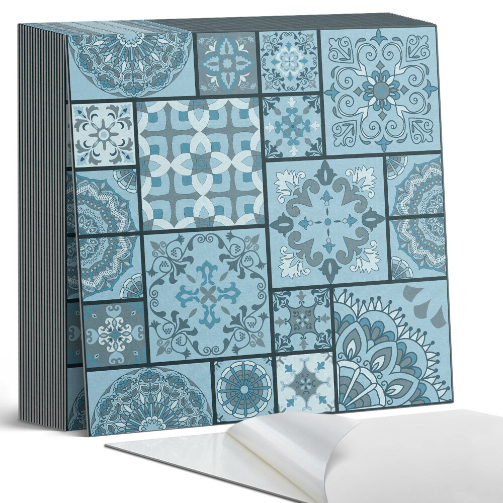 Öntapadós vinyl csempe Geometriai alakzatok mozaikja