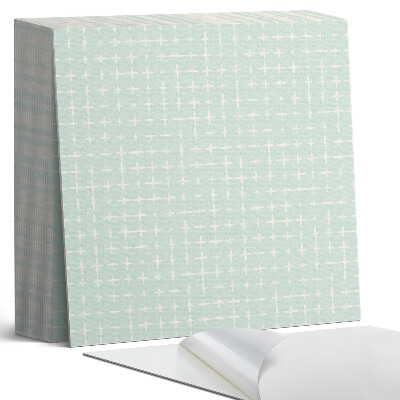 Öntapadós vinyl csempe Vonalak és keresztek mintázata a geometriában