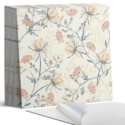 Öntapadós vinyl csempe Virágmotívum