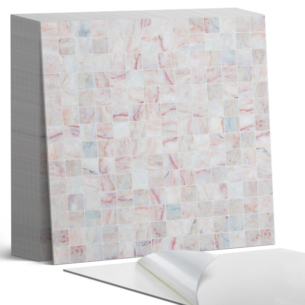 Öntapadós vinyl csempe Négyzet alakú mozaikminta