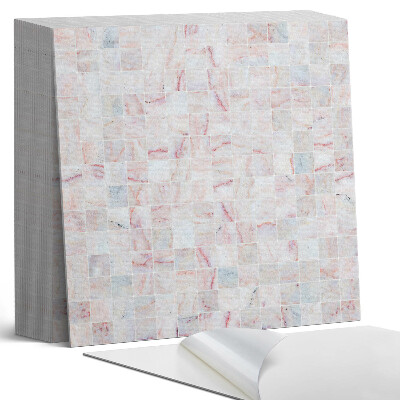 Öntapadós vinyl csempe Négyzet alakú mozaikminta