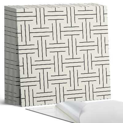 Vinyl csempe Kockás geometrikus motívum