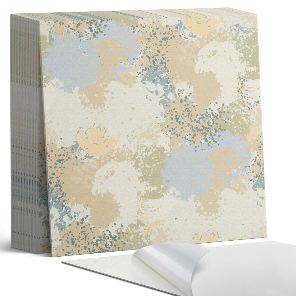 Öntapadós vinyl csempe Foltok és formák absztrakt mintázata