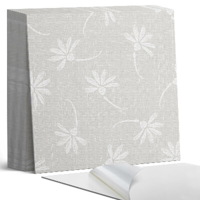 Öntapadós vinyl csempe Virágmotívum