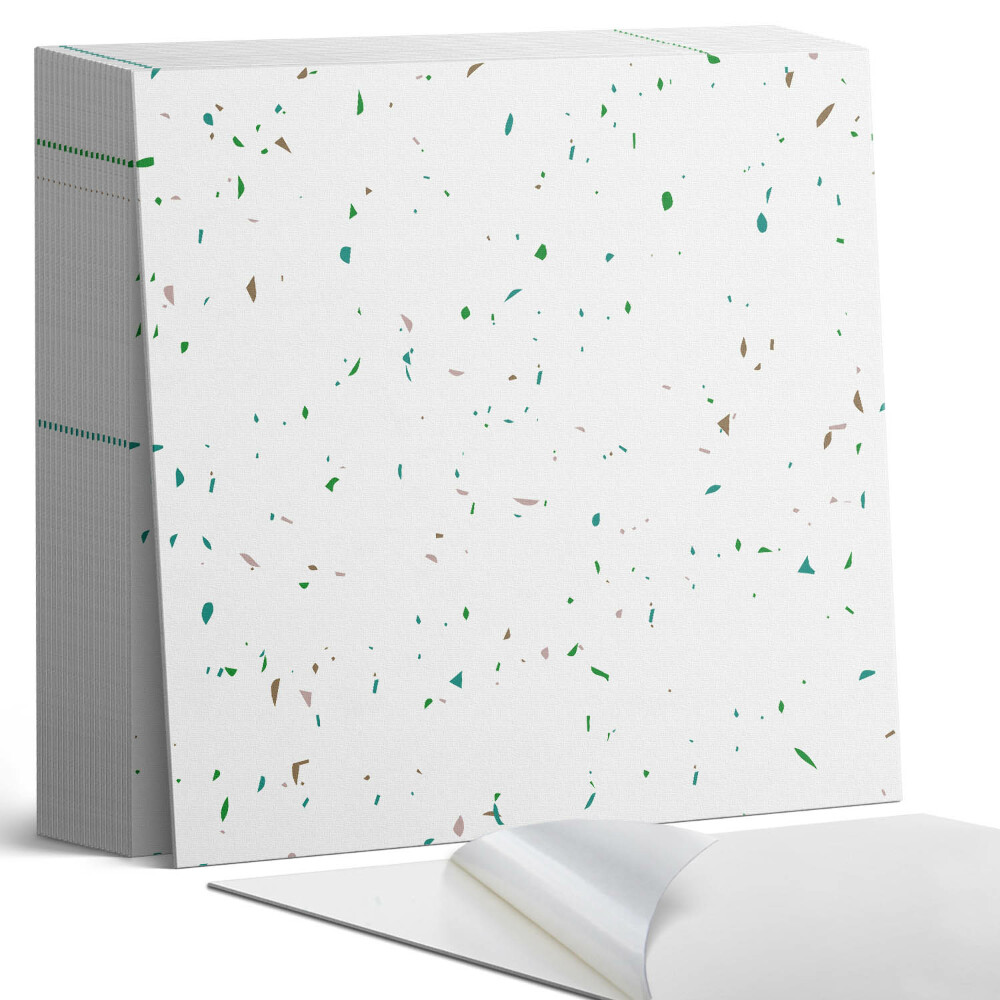 Öntapadós vinyl csempe Absztrakt motívum pöttyökkel