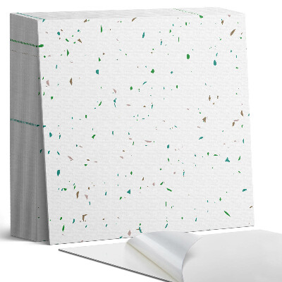 Öntapadós vinyl csempe Absztrakt motívum pöttyökkel