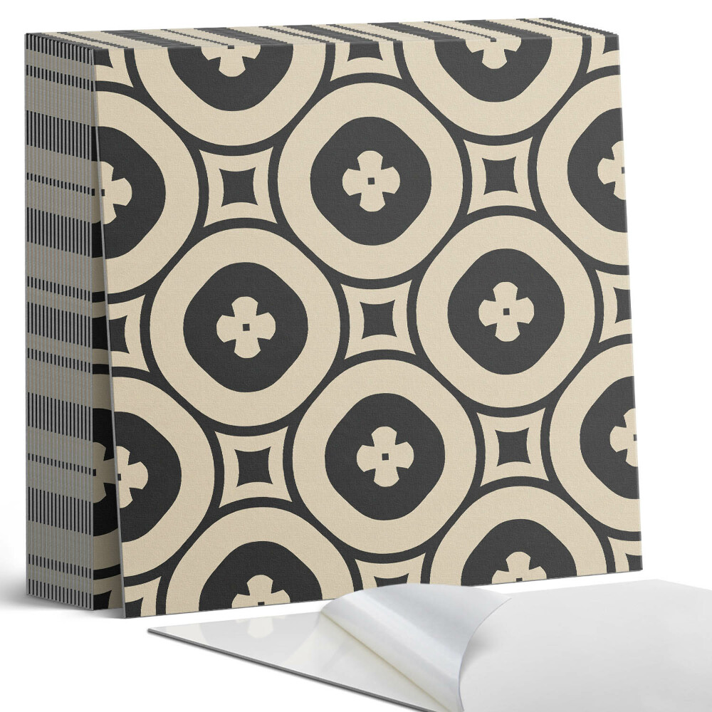 Vinyl csempe Négyzet alakú geometriai alakzatok mintája