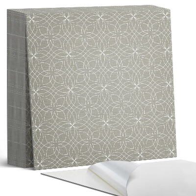 Vinyl padló Virágminta geometrikus stílusban