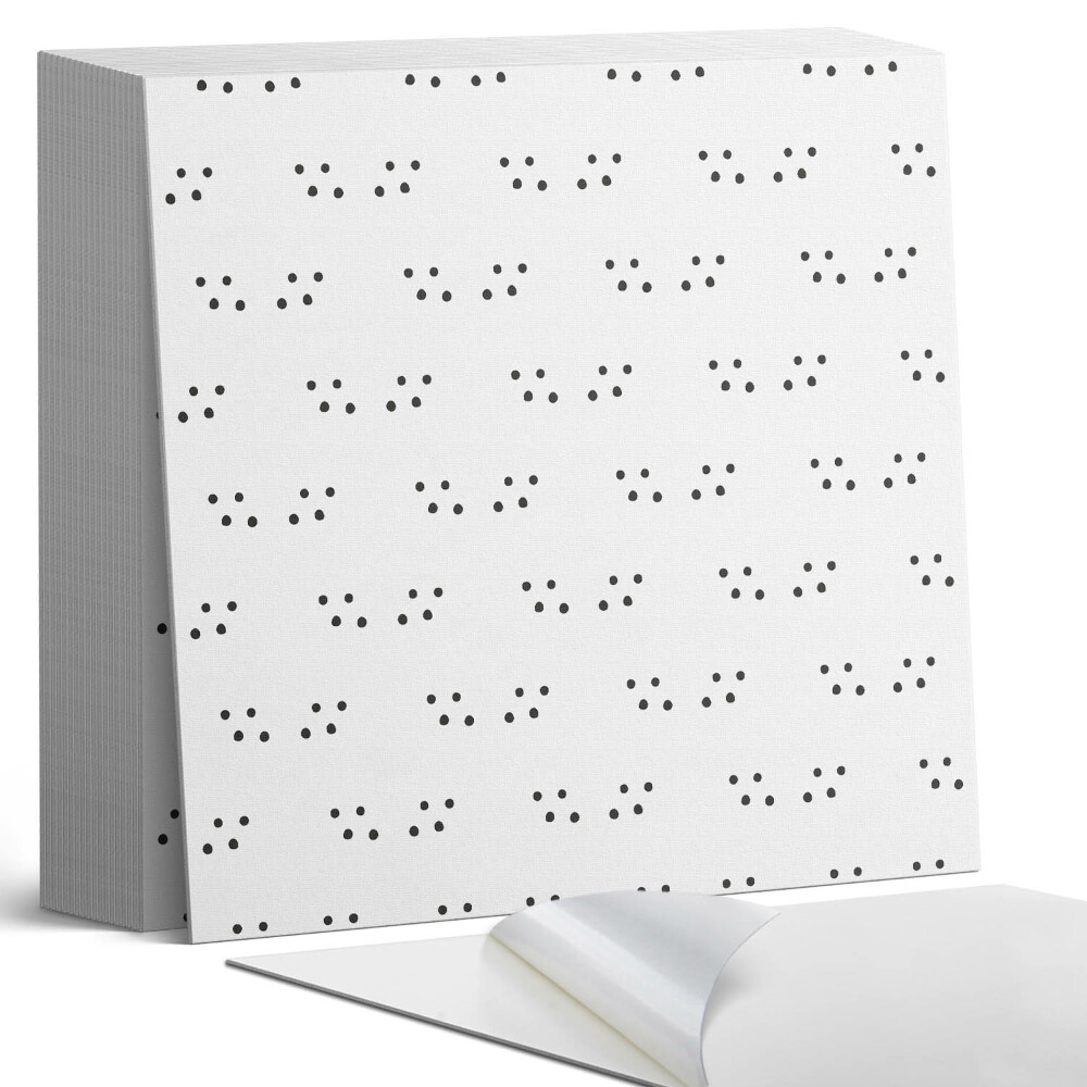 Öntapadós vinyl csempe Szabályos elrendezésű pontminta