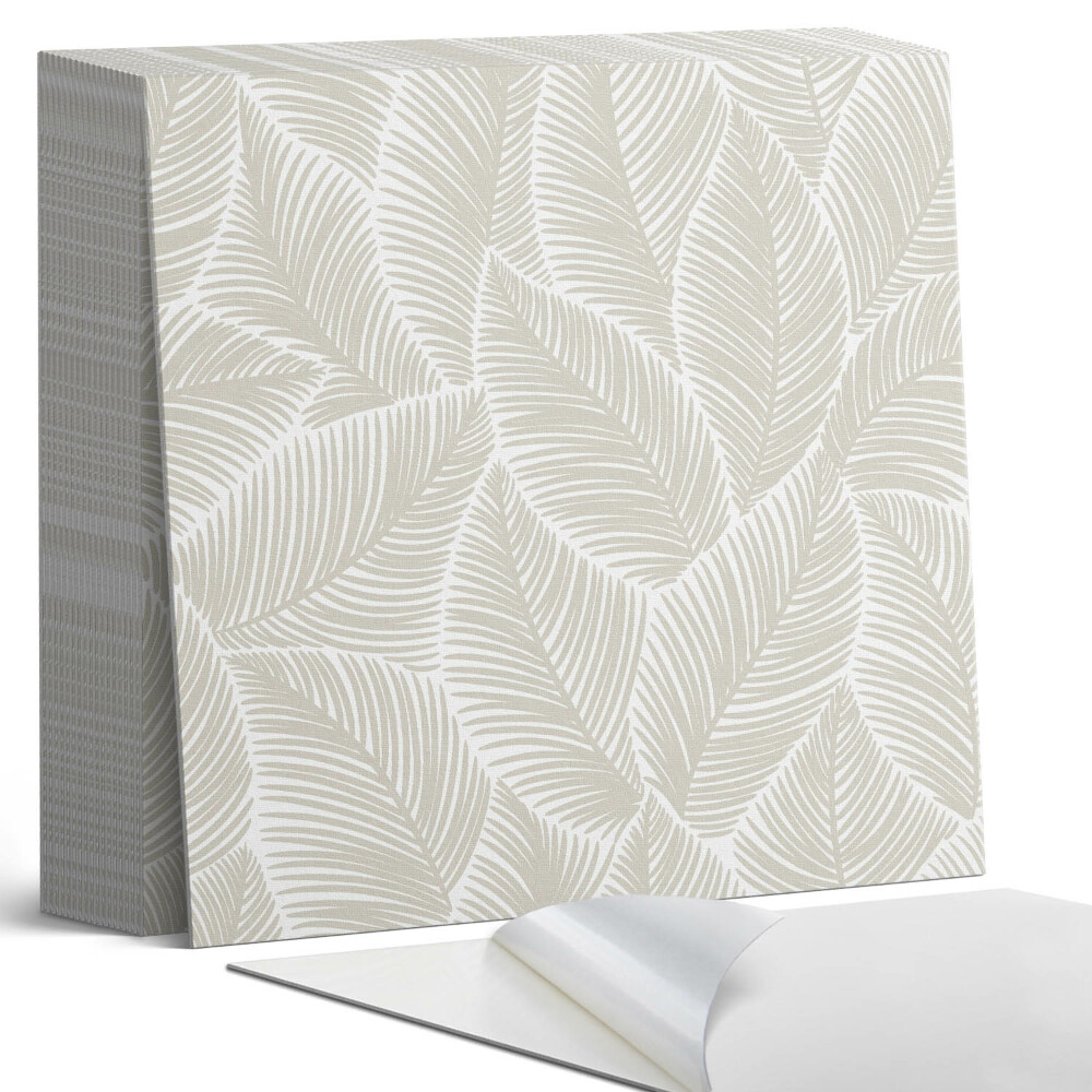 Öntapadós vinyl csempe Leveles grafikus elrendezés