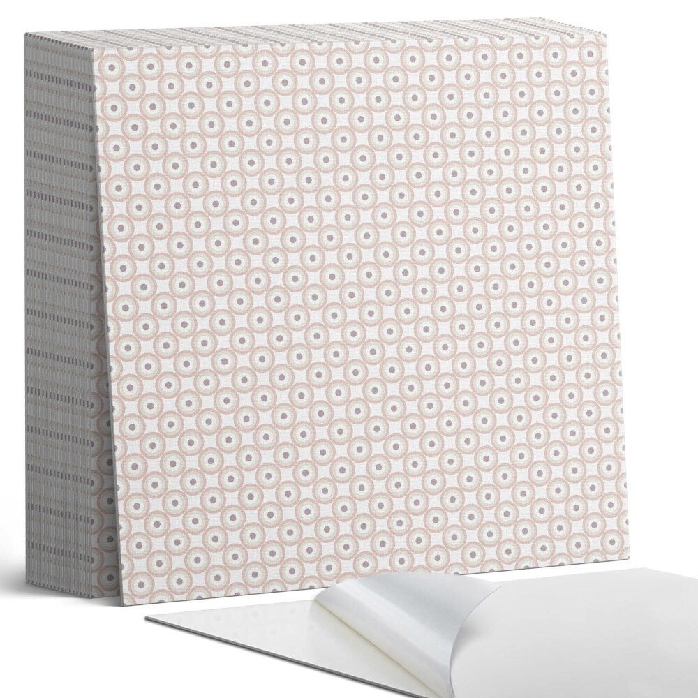 Vinyl csempe Körök rácsmintában