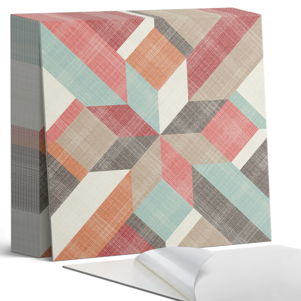 Vinyl csempe Színes formák geometrikus stílusban