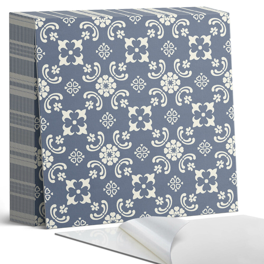 Öntapadós vinyl csempe Virágmotívum háttérrel