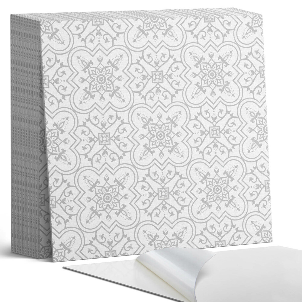 Vinyl padló Virágminta dekoratív részletekkel