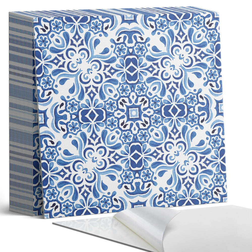 Öntapadós vinyl csempe Klasszikus virágmotívum