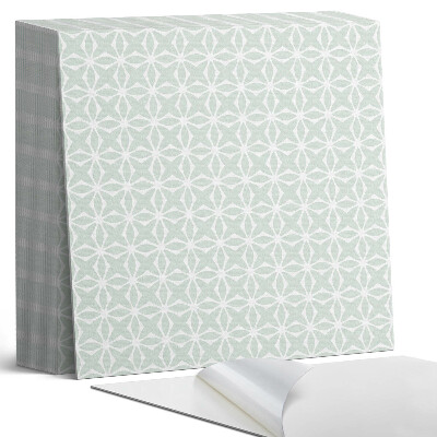 Vinyl csempe Virágminta geometriai alakzatokban