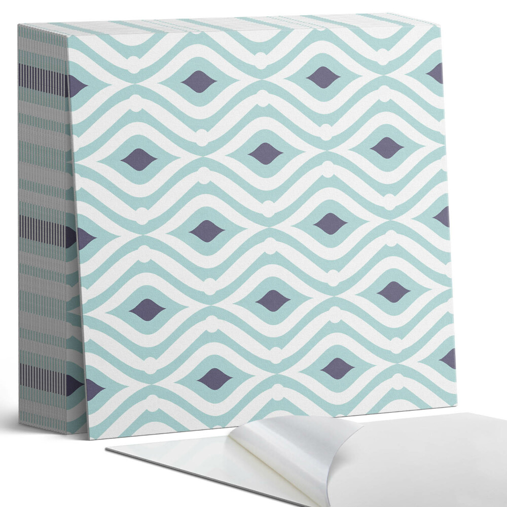 Vinyl csempe Ritmikus hullámok és rombuszok