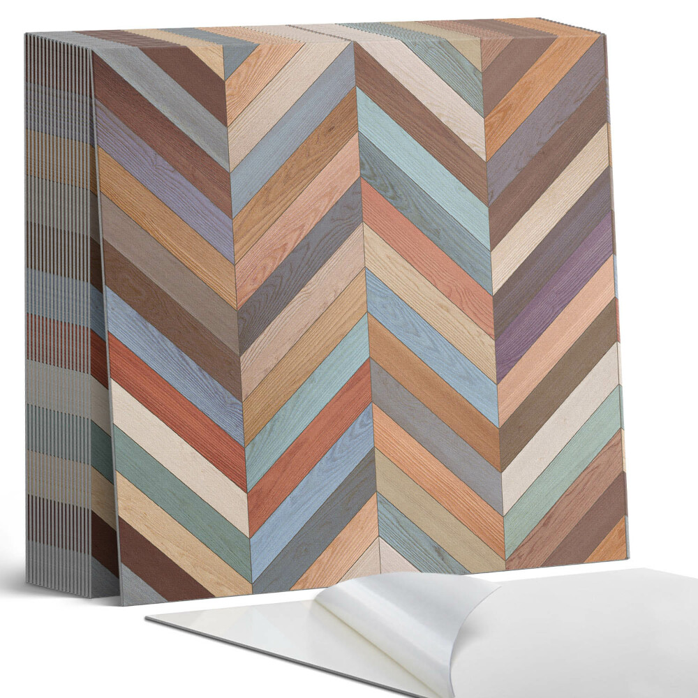 Öntapadós vinyl csempe Fa stílusú halszálkaminta