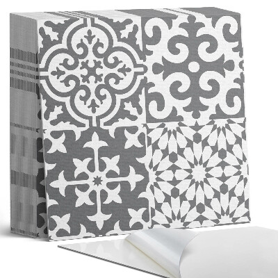 Vinyl padló Dekoratív minták a csempéken