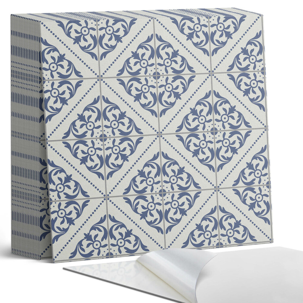 Öntapadós vinyl csempe Virágos dekoratív minta