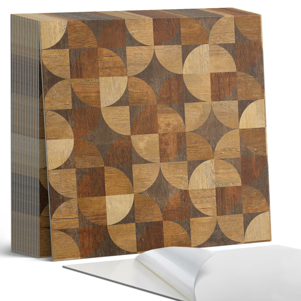 Vinyl padló A fa geometriája ihlette minta