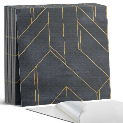 Vinyl csempe Vonalak és geometriai formák mintázata