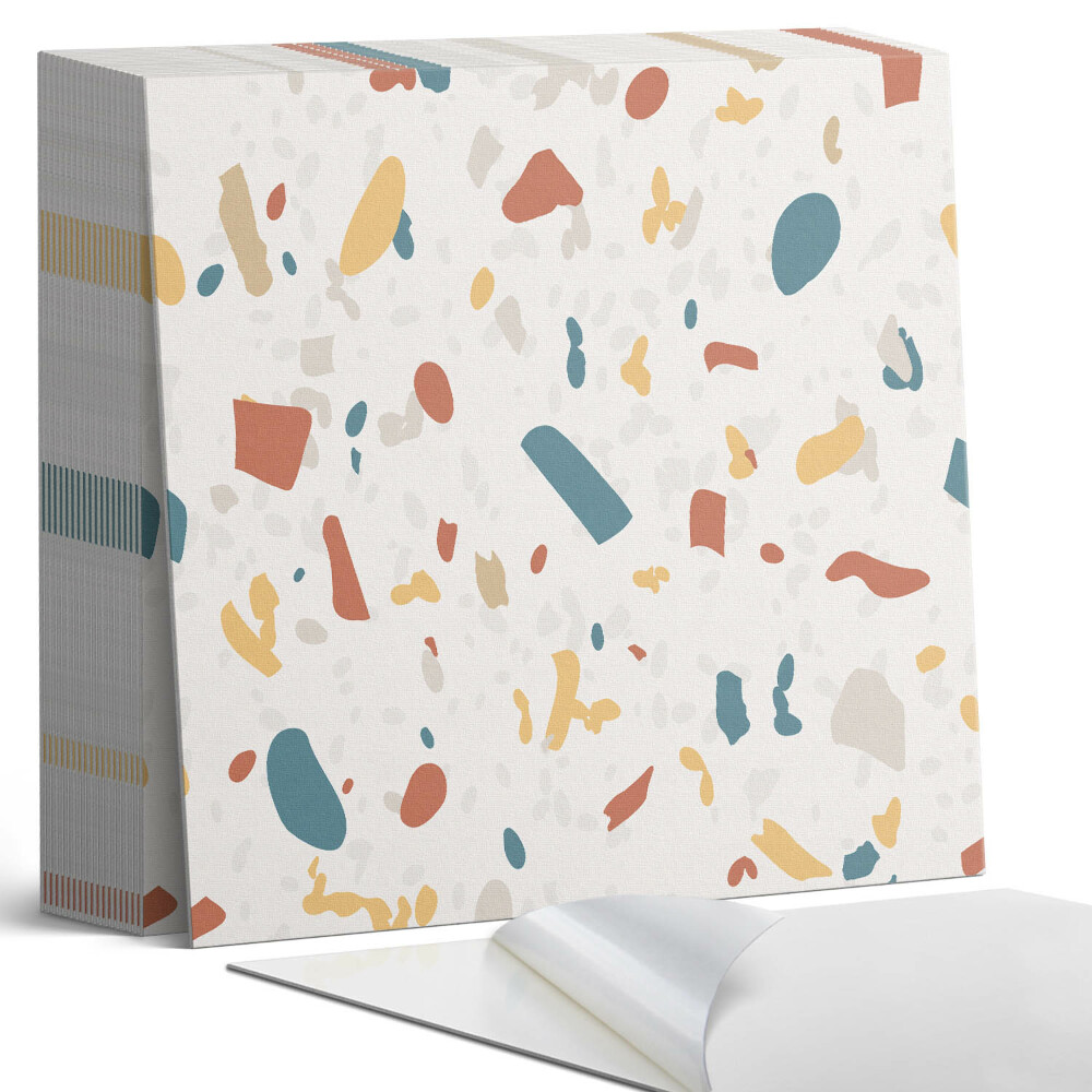 Vinyl padló Absztrakt formák dinamikus mintázatban