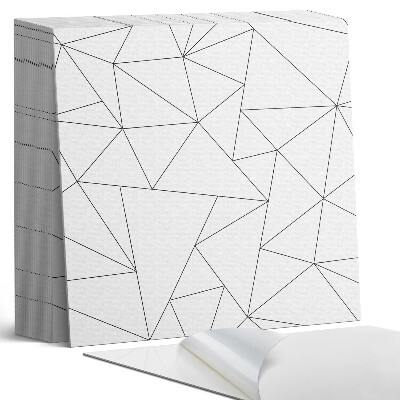 Öntapadós vinyl csempe Geometriai háromszögek absztrakt stílusban