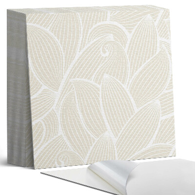 Öntapadós vinyl csempe Finom levelek hullámos mintákban