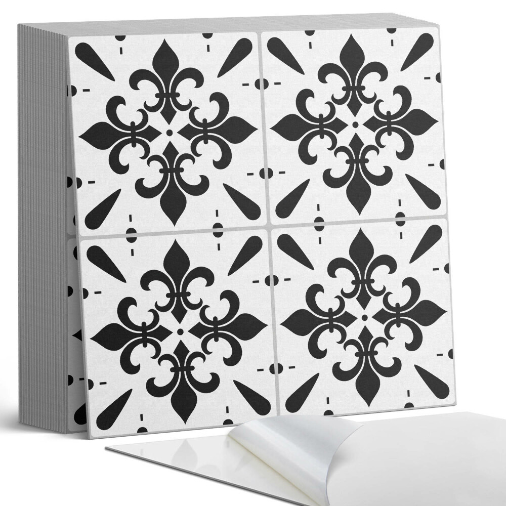 Vinyl padló Virágos díszítések finom részletekben