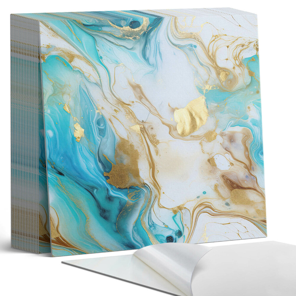 Öntapadós vinyl csempe Hullámok és foltok absztrakt stílusban