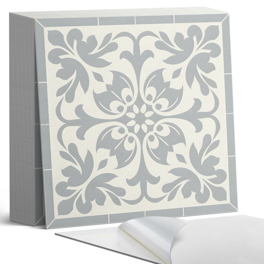 Öntapadós vinyl csempe Növényi motívum a csempéken